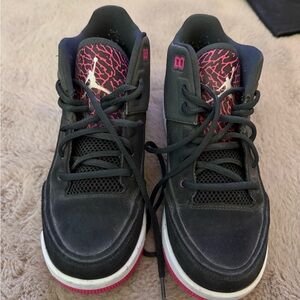 Jordan Sneakers with Pink Highlights